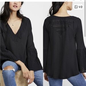 Free People Parisian Nights Blouse